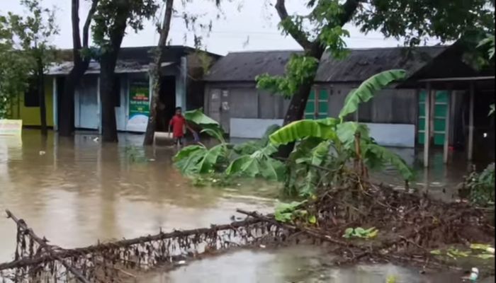 ভারতের পানিতে আবারও তলিয়ে যাচ্ছে আখাউড়া