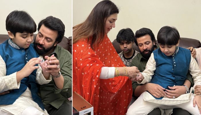 ছেলের জন্মদিনে এক হলেন অপু-শাকিব