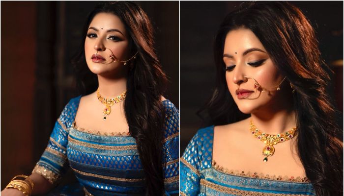 দ্যুতি ছড়ালেন চিত্রনায়িকা পরীমনি