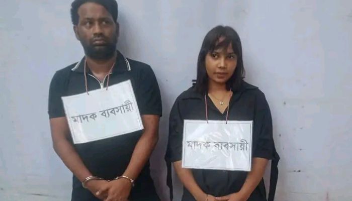 চাঁদপুরে মাদকসহ ড্যান্সার ও যুবক আটক