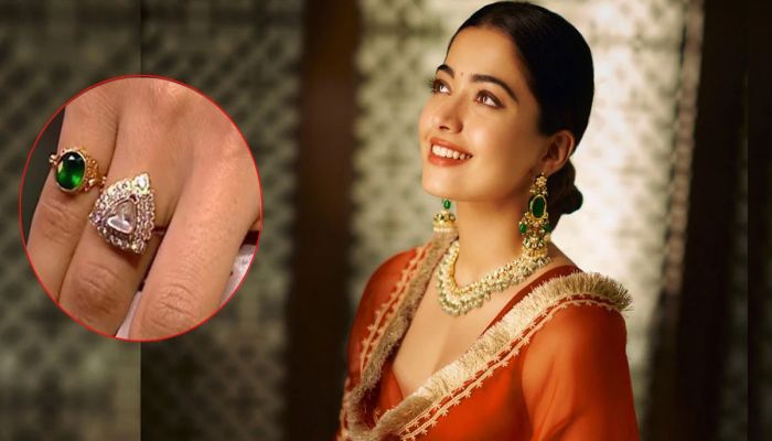 বাগদানের আংটি দেখালেন রাশমিকা!