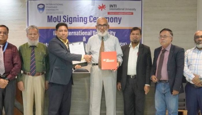 আইএসইউ ও আইএনটিআই ইন্টারন্যাশনাল ইউনিভার্সিটি মধ্যে সমঝোতা স্মারক সই