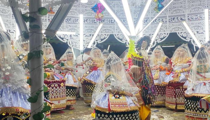  শেষ হলো মণিপুরীদের ঐতিহ্যবাহী মহারাসোৎসব