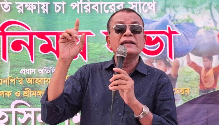 কমলগঞ্জে  চা শ্রমিক নিয়ে শান্তি ও সম্প্রীতি রক্ষায় মহসিন মিয়া মধু