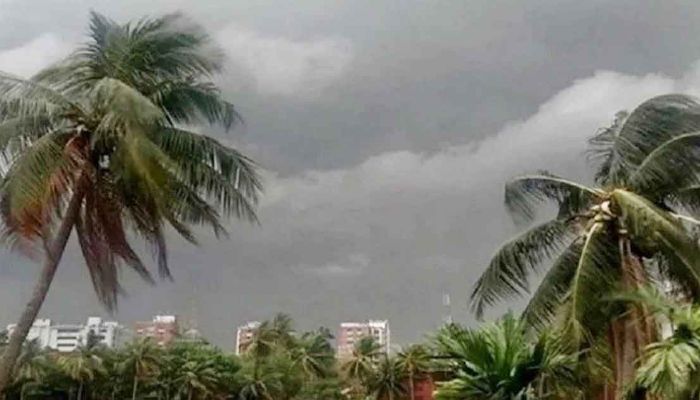 রাতের মধ্যে ১০ জেলায় ৬০ কিমি বেগে ঝড়ের আভাস