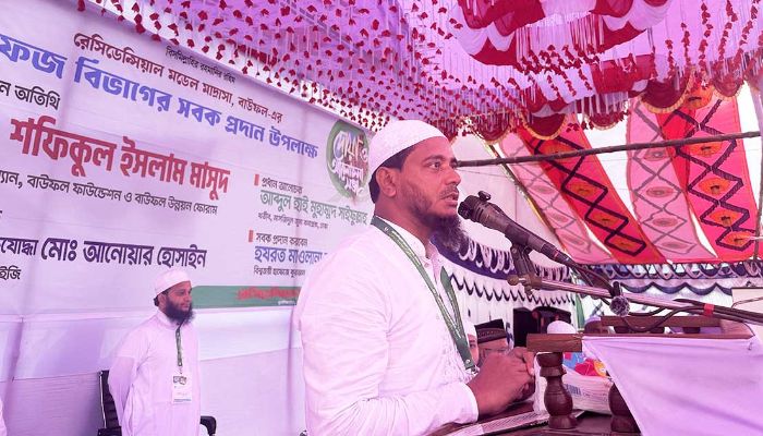 ইসলাম ছাড়া পৃথিবীর কোনো আইনে ন্যায়বিচার সম্ভব নয়: শফিকুল ইসলাম মাসুদ