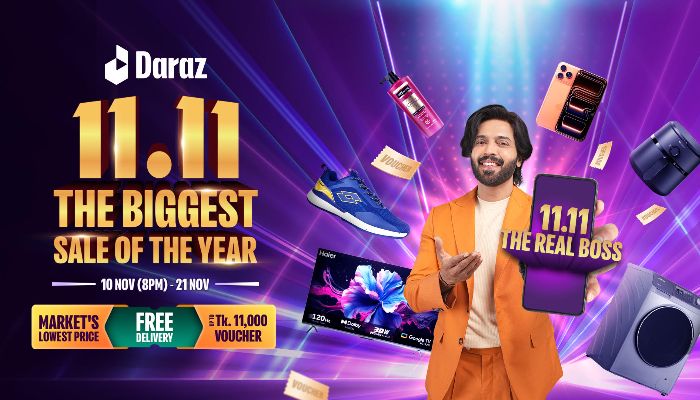 দারাজ ১১.১১- বছরের সবচেয়ে বড় সেল ‘দ্য রিয়েল বস’ 