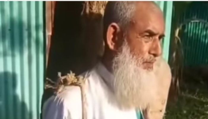 মুক্তিযোদ্ধাকে জুতার মালা পরিয়ে নির্যাতন