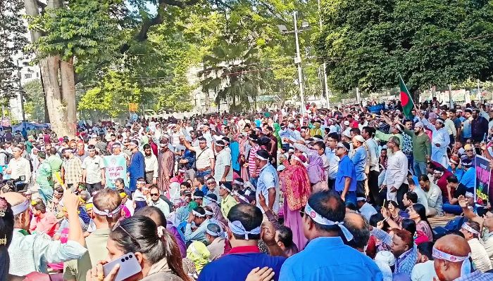 কর্মবিরতিতে প্রাথমিক শিক্ষকরা