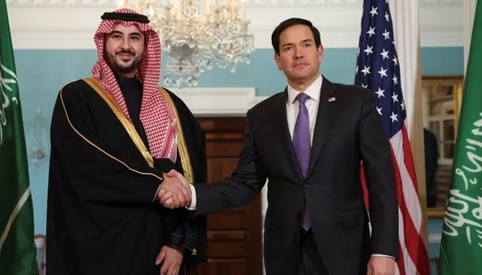 সৌদি প্রতিরক্ষা মন্ত্রীর সঙ্গে যুক্তরাষ্ট্রের শীর্ষ কর্মকর্তাদের বৈঠক