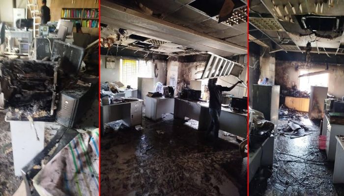 ইসলামী ব্যাংকে আগুন, পুড়ে গেছে গুরুত্বপূর্ণ নথি