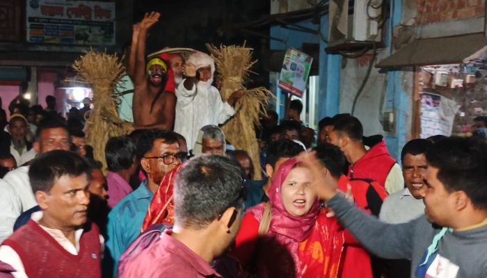 হাজার হাজার কর্মী সমর্থকের নির্বাচনী মিছিল