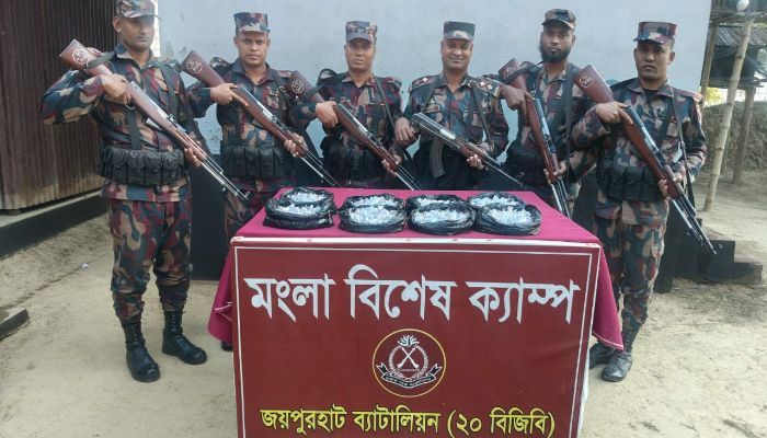 বিজিবির অভিযানে বিপুল পরিমাণ ইঞ্জেকশন উদ্ধার