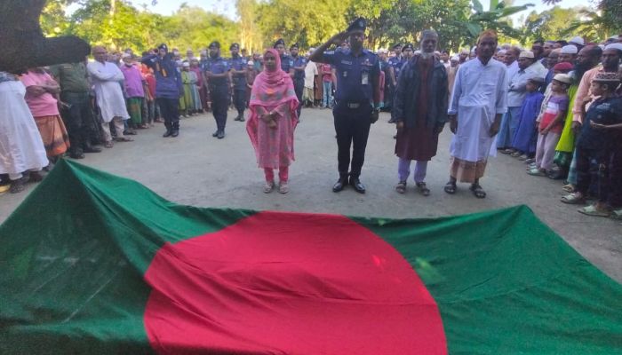 মুক্তিযোদ্ধার আত্মহত্যা, ময়নাতদন্ত শেষে রাষ্ট্রীয় মর্যাদায় দাফন