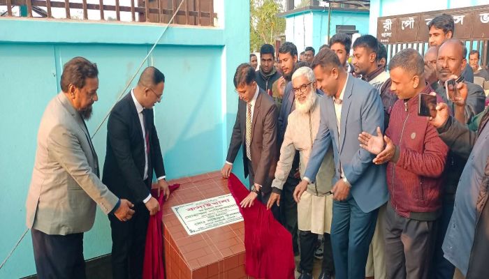 নীলফামারীতে আধুনিক কসাইখানার উদ্বোধন