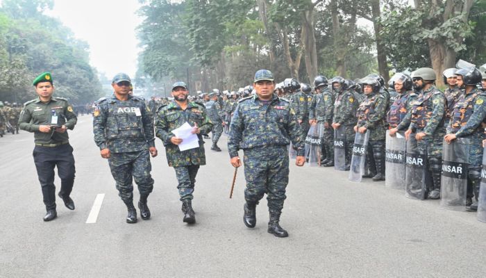 সাবেক প্রধানমন্ত্রী বেগম খালেদা জিয়ার জানাজায় ৫০ প্লাটুন  আনসার ও টিডিপি মোতায়েন