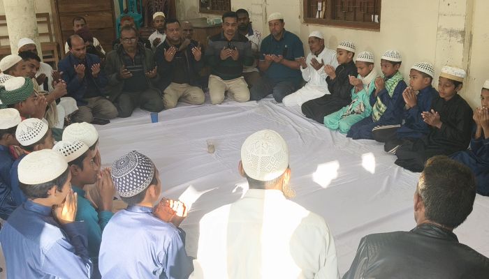 খালেদা জিয়ার মৃত্যুতে মাটিরাঙ্গায় বিএনপির কোরআন খতম ও দোয়া মাহফিল