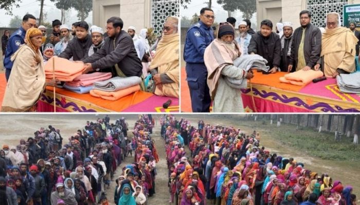 শীতার্ত মানুষের পাশে আইএসইউ সোশ্যাল ওয়েলফেয়ার ক্লাব