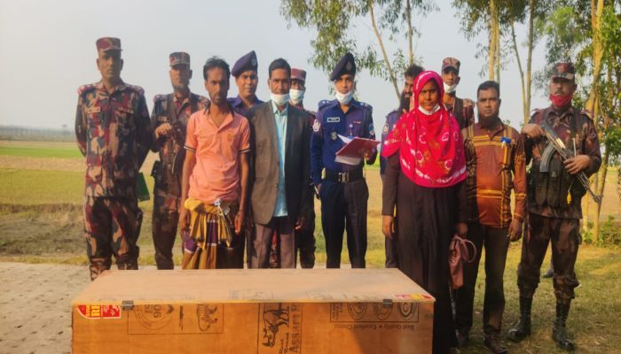 বিএসএফের গুলিতে নিহত ব্যক্তির লাশ হস্তান্তর 