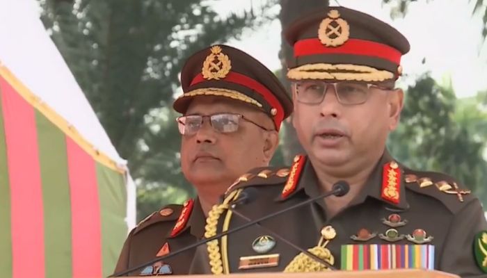 বহির্বিশ্বেও ভূমিকা রেখে চলেছে বাংলাদেশ সেনাবাহিনী: সেনাপ্রধান