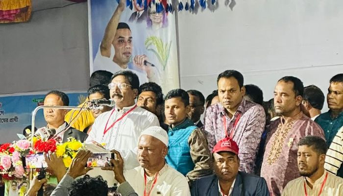 সালাহ উদ্দিন আহমদের সমর্থনে বিএনপির সমাবেশ 