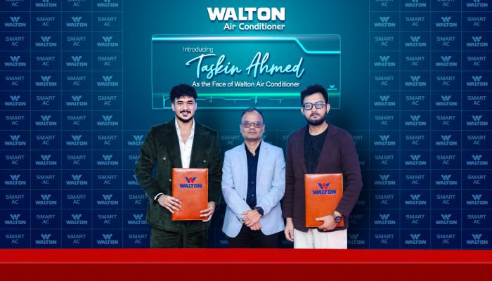 দেশের নাম্বার ওয়ান এসি ব্র্যান্ড ওয়ালটনের সঙ্গে যুক্ত হলেন নাম্বার ওয়ান পেসার তাসকিন আহমেদ