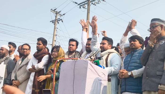 শ্রীমঙ্গলে এনসিপির নির্বাচনী পথসভা