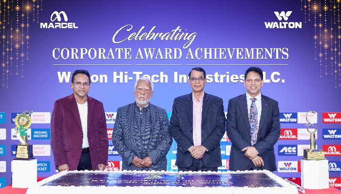 আইসিএসবি ও আইসিএমএবি অ্যাওয়ার্ড অর্জনের সাফল্য উদযাপন করলো ওয়ালটন
