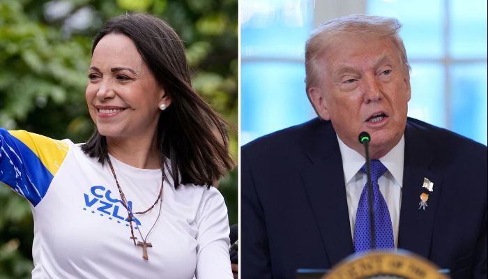 শান্তিতে নোবেল বিজয়ী মাচাদোর সঙ্গে ট্রাম্পের বৈঠক