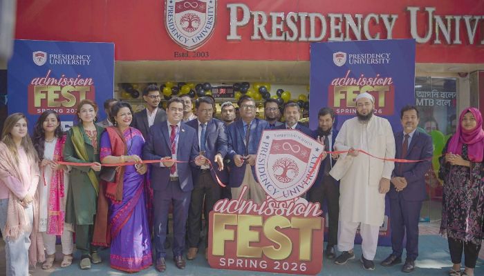 প্রেসিডেন্সি ইউনিভার্সিটিতে চলছে ‘এডমিশন ফেস্ট, স্প্রিং–২০২৬’ 
