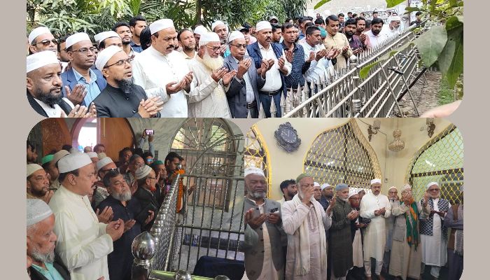 অ‌লি‌দের মাজার জিয়ারতের মাধ্যমে আনুষ্ঠানিক নির্বাচনী প্রচারণায় আসলাম চৌধুরী