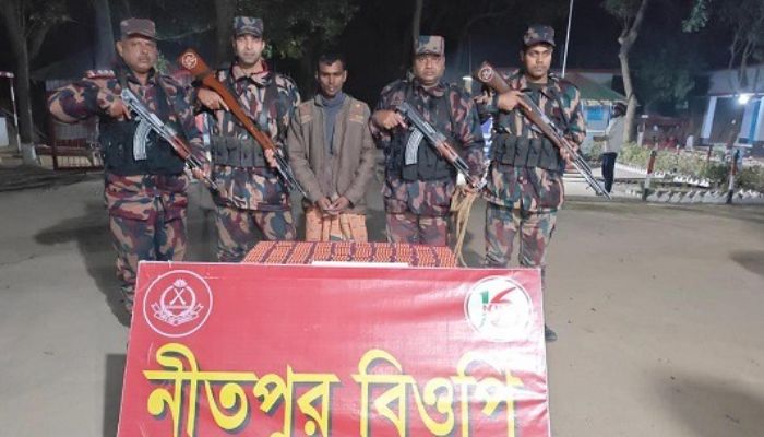 নওগাঁর পোরশায় ট্যাপেন্টাডল ট্যাবলেটসহ মাদক ব্যবসায়ী আটক