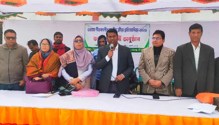 কমলগঞ্জে ৫৪-তম জাতীয় ক্রীড়া প্রতিযোগিতার উদ্বোধন