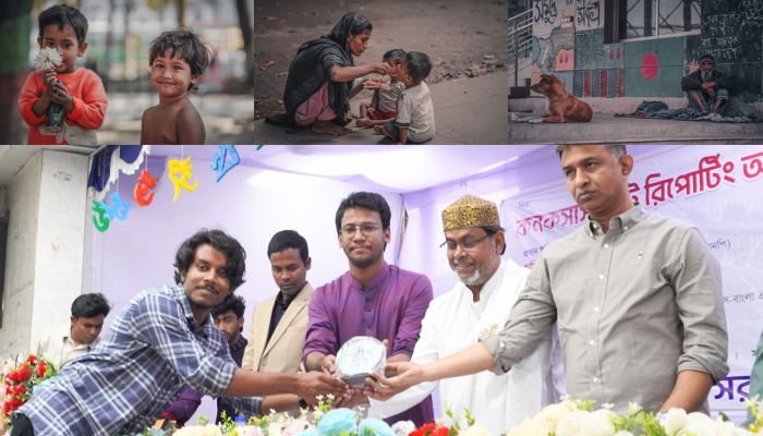 কনকসাস বেস্ট রিপোর্টিং অ্যাওয়ার্ড পেলেন সময়ের আলোর রাকিবুল হাসান