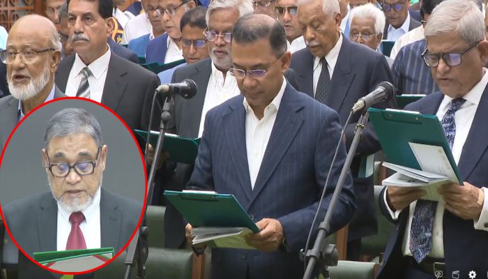 বিএনপির সংসদ সদস্যদের শপথগ্রহণ সম্পন্ন