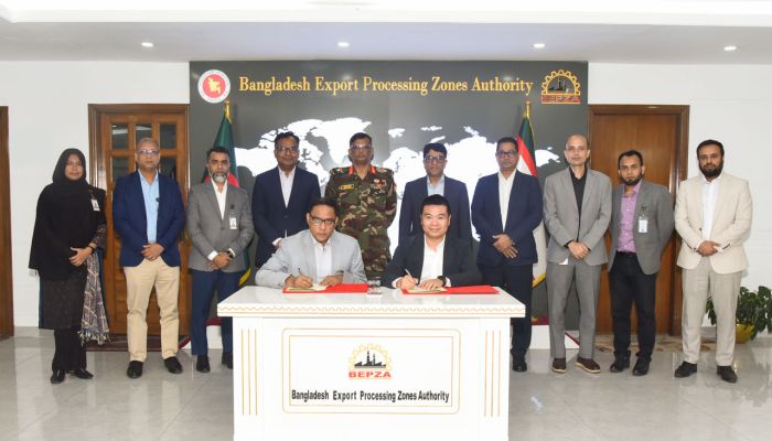 উত্তরা ইপিজেডে ২০ মিলিয়ন ডলার বিনিয়োগ করবে চীনা কোম্পানি