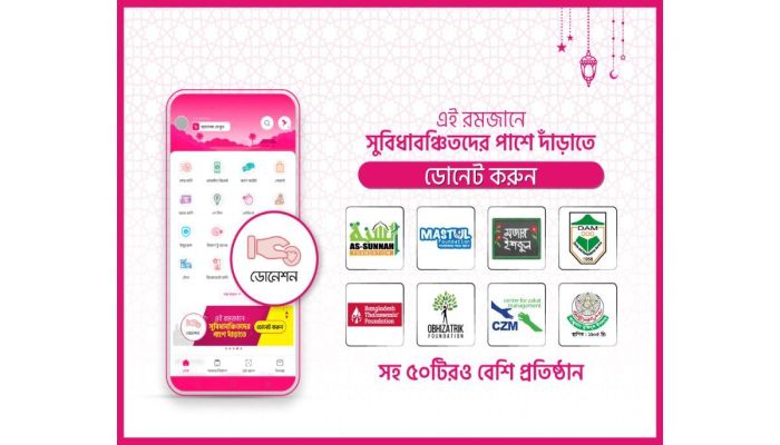 বিকাশ-এর মাধ্যমে ৫০টির বেশি প্রতিষ্ঠানে দেয়া জাকাত-অনুদান পৌঁছে যাচ্ছে সুবিধাবঞ্চিতদের কাছে