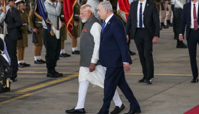 মোদির ইসরায়েল সফর, পাকিস্তানের কপালে চিন্তার ভাঁজ 