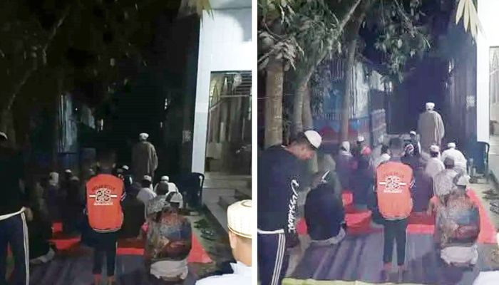 ইমাম নিয়ে দ্বন্দ্বে মসজিদে তালা, বাইরে নামাজ পড়লেন মুসল্লিরা