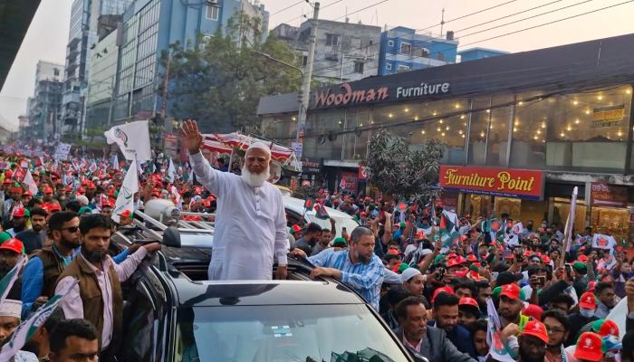 আজাদি না গোলামি— ১২ জানুয়ারির ভোটেই চূড়ান্ত ফয়সালা হবে : জামায়াত আমির