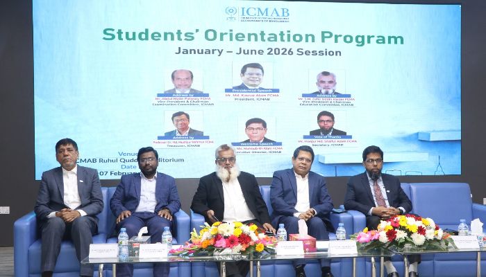 নতুন সিএমএ শিক্ষার্থীদের স্বাগত জানালো আইসিএমএবি