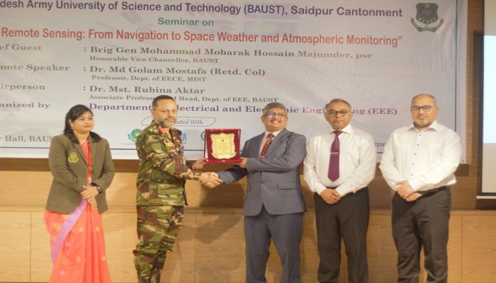 সৈয়দপুর বিএইউএসটিতে GNSS রিমোট সেন্সিং বিষয়ক সেমিনার ও কর্মশালা অনুষ্ঠিত