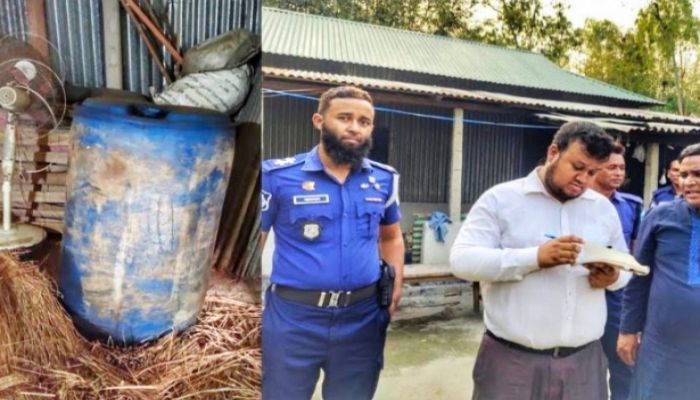 কুড়িগ্রামে গোয়ালঘরে ড্রামভর্তি পেট্রোল উদ্ধার, ভ্রাম্যমাণ আদালতের জরিমানা ১০ হাজার টাকা