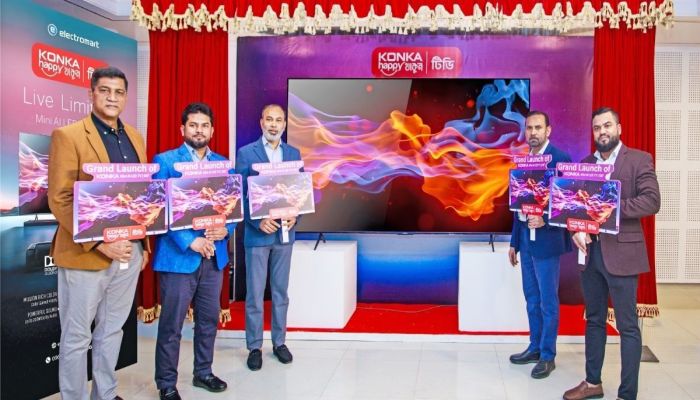 দেশের বাজারে ইলেক্ট্রো মার্টের নতুন চমক: ১০০ ইঞ্চির কনকা ‘মিনি এআই এলইডি’ গুগল টিভি