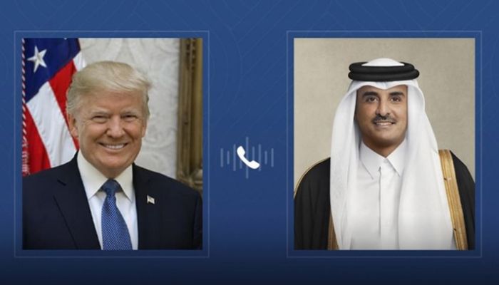হঠাৎ ট্রাম্পকে টেলিফোনে সতর্ক করে যা বললেন কাতারের আমির