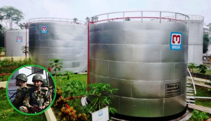 জ্বালানি তেলের প্রধান ডিপোগুলোয় সেনা মোতায়েনের নির্দেশ