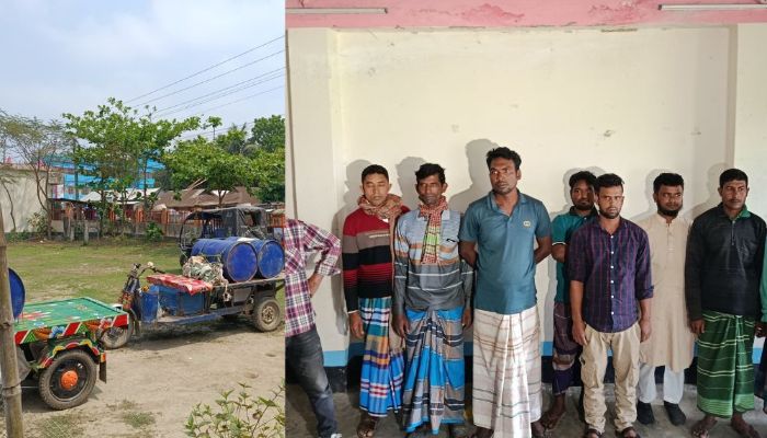 জামালপুরে তিন হাজার লিটার পেট্রল জব্দ, আটক ১১