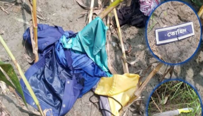 নীলফামারীতে ভুট্টা ক্ষেতে মিলল পুলিশের পোশাক ও সরঞ্জাম