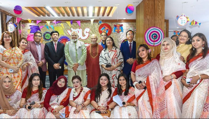 সাউথইস্ট ব্যাংক গ্রিন স্কুল-এ উৎসব মুখর পরিবেশে পহেলা বৈশাখ উদযাপন