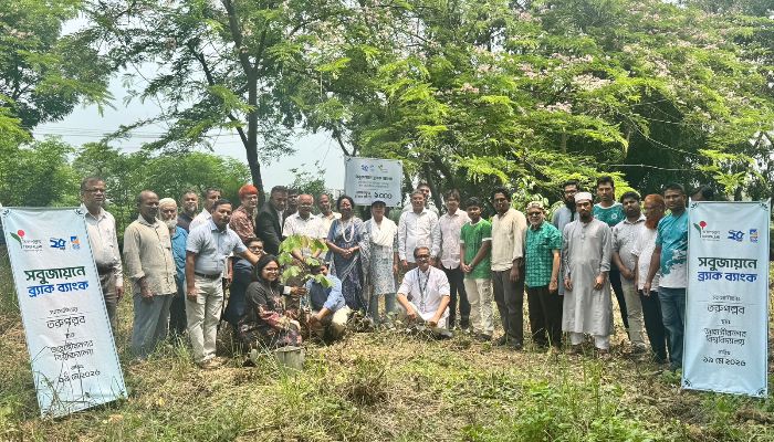 ২৫তম প্রতিষ্ঠাবার্ষিকীতে ২৫ হাজার গাছ লাগাবে ব্র্যাক ব্যাংক